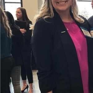 Women's Navy Blazer by Anne Klein